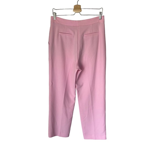 Lela Rose Stretch Twill Demi Crop Pants in Orchid Pink Size 8 - Picture 2 of 8
